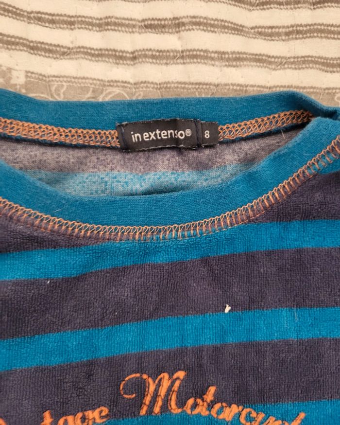 Haut polaire motif moto 8 ans - photo numéro 3