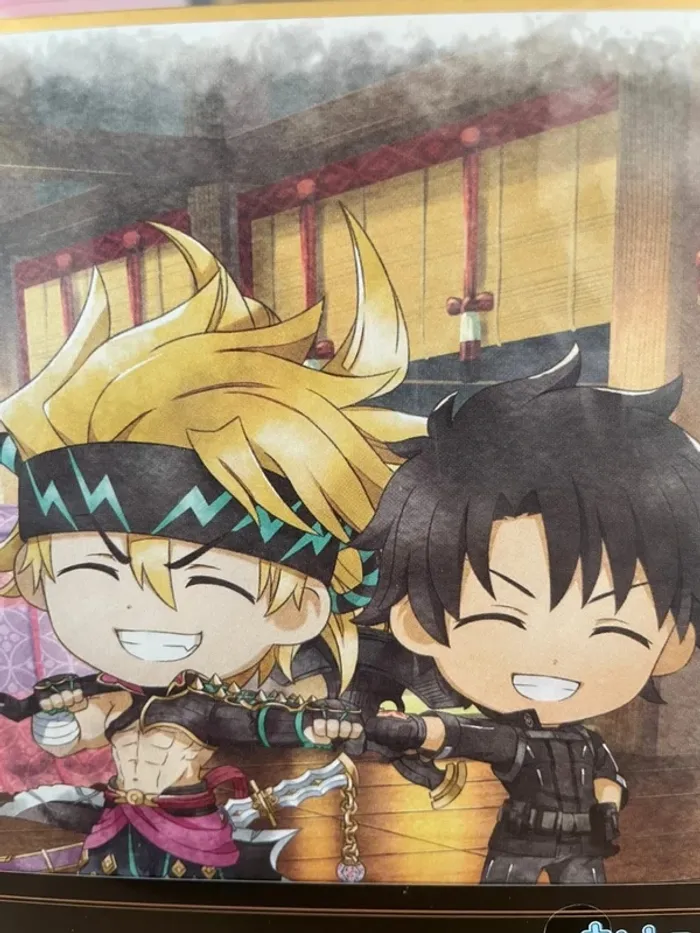 Fate/Grand Order – Mini Shikishi Fujimaru Ritsuka & Sakata Kintoki Ichiban Kuji 13,5 cm - photo numéro 2