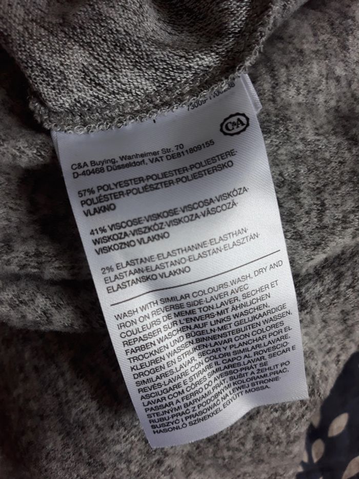 Robe grise d'hiver  douce. - photo numéro 5