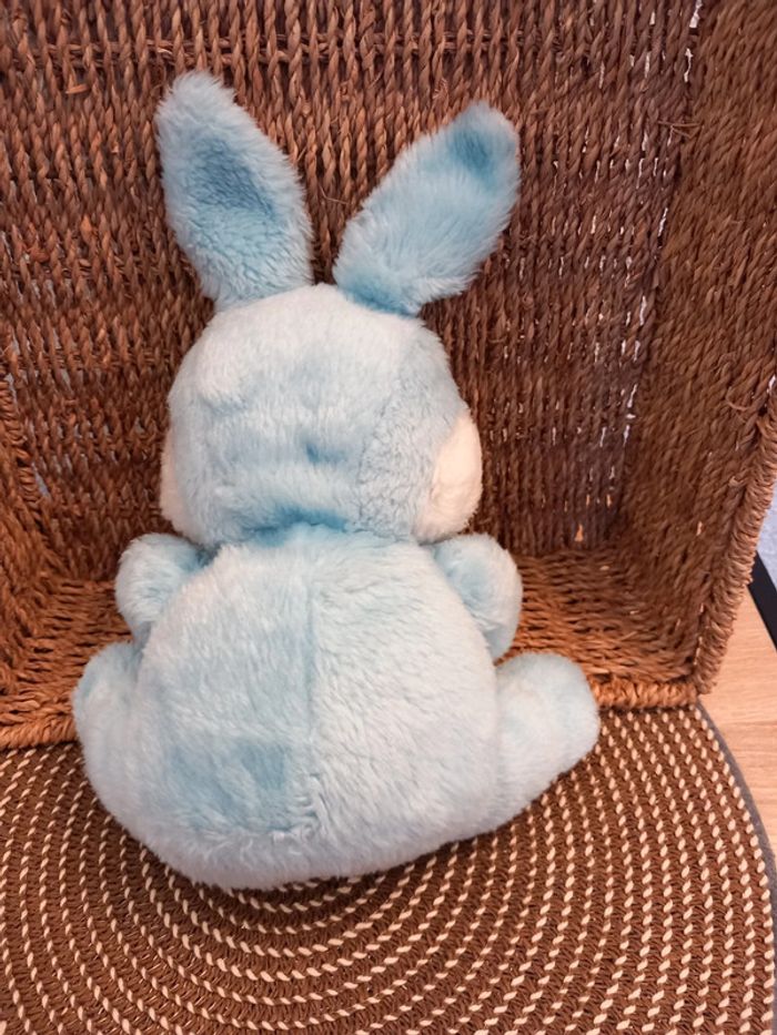 Peluche doudou vintage lapin nounours 28cm - photo numéro 5