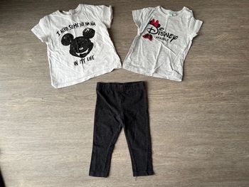 Tenue « Mickey et Minnie » taille 18 mois