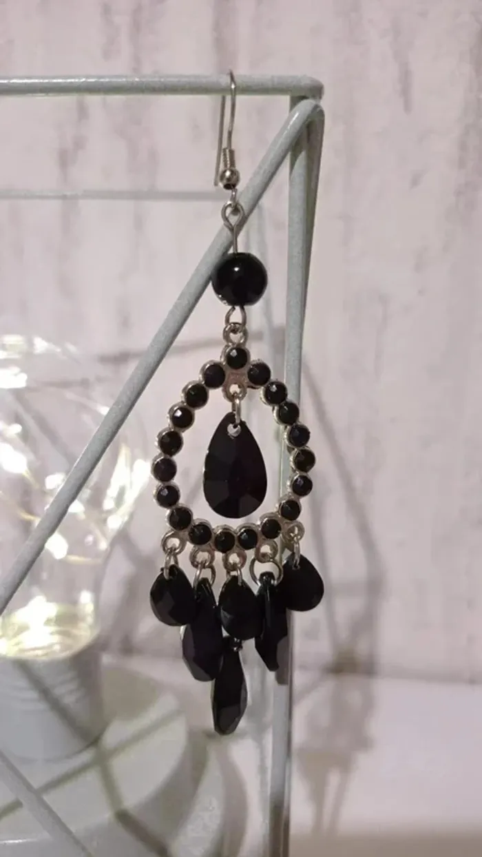 💎 Lot 3 paires de boucles d'oreille fantaisie - photo numéro 4