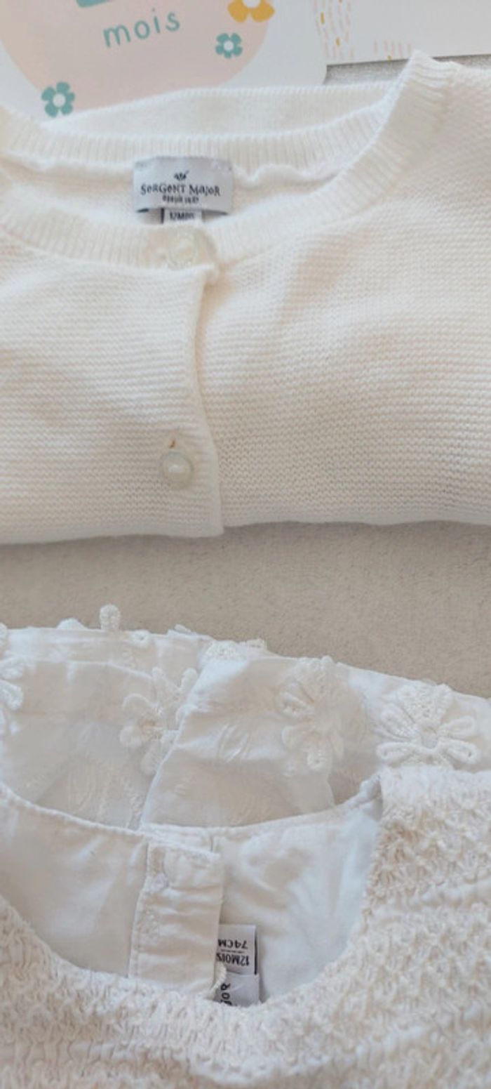Ensemble bébé fille robe 12 mois - photo numéro 2