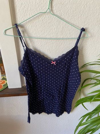 Débardeur de pyjama bleu LH