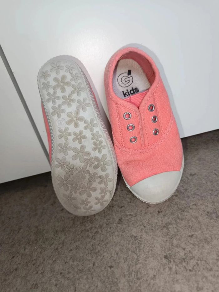 🩷 chaussure en toile taille 26 Gémo kids 💜 - photo numéro 2