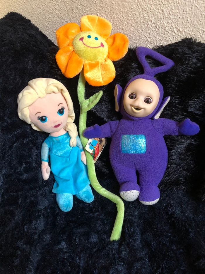 Deux Peluches et un tournesols en peluche - photo numéro 6