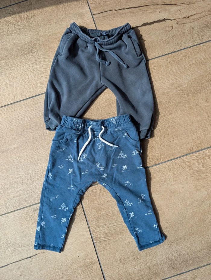 Lot 2 pantalon garçon 9 mois
