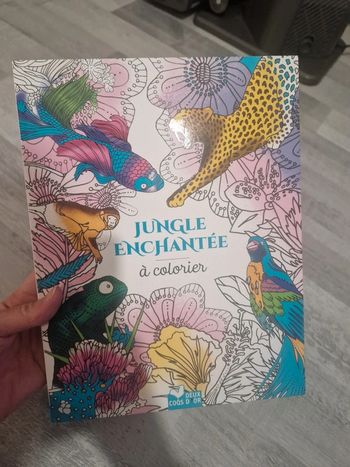 Livre coloriage jungle enchantée