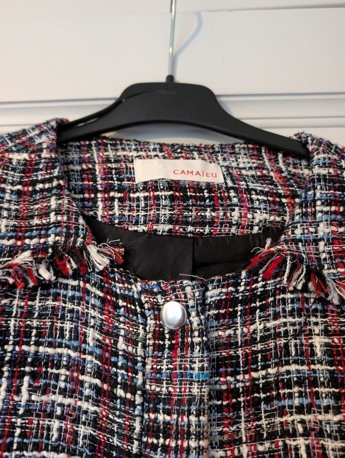 Veste multicolore camaïeu taille 36 - photo numéro 3