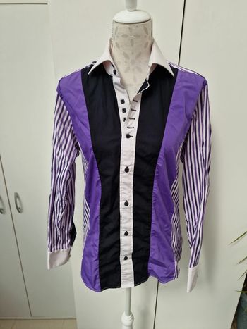 Chemise Tricolores  A Rayures