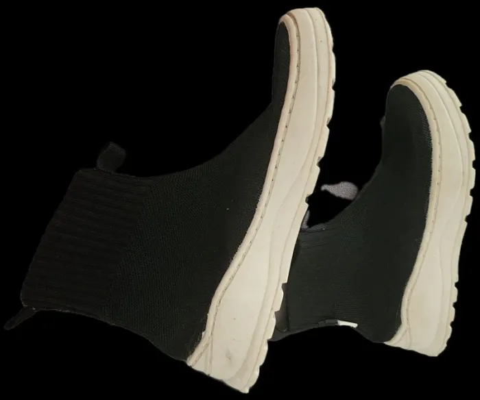 Bottine noir style chaussette taille 34 - photo numéro 5