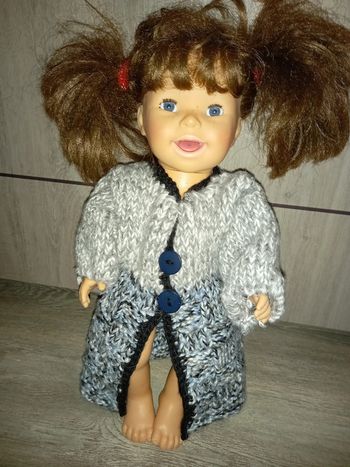 manteau pour poupée de 36 à 53 cm