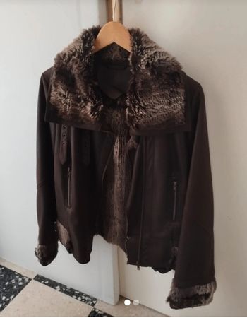 Veste en peau