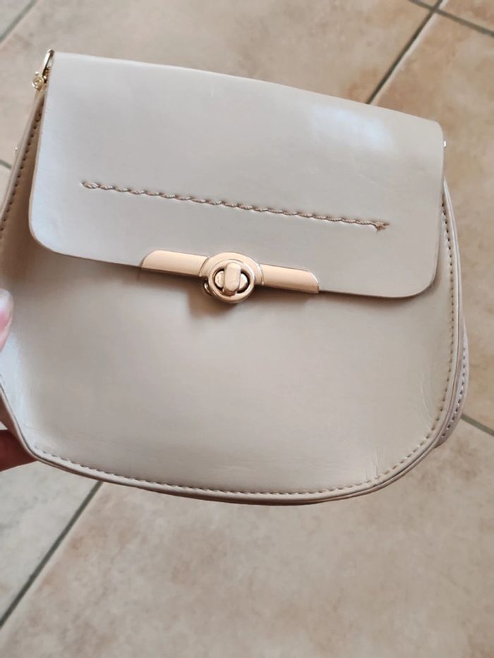 Sac pochette beige - photo numéro 3