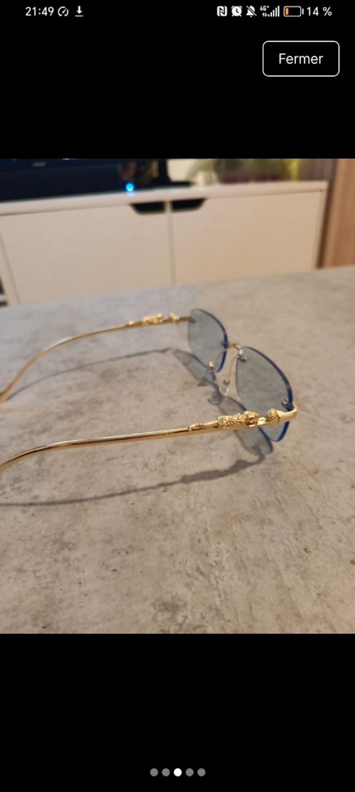 lunettes style cartier neuf - photo numéro 3