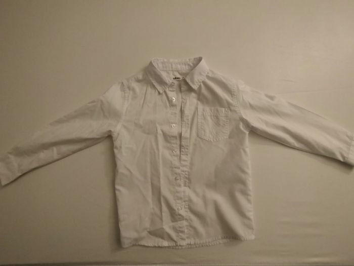 Chemise blanche manches longues 6 ans Gémo