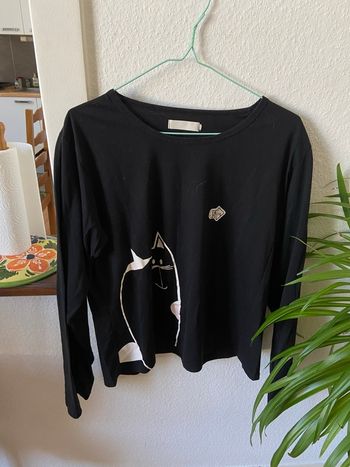 Teeshirt à manche longue noir