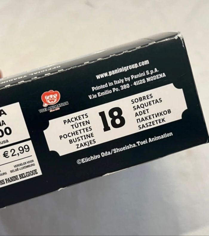 Box panini One Piece 25 ans - photo numéro 6