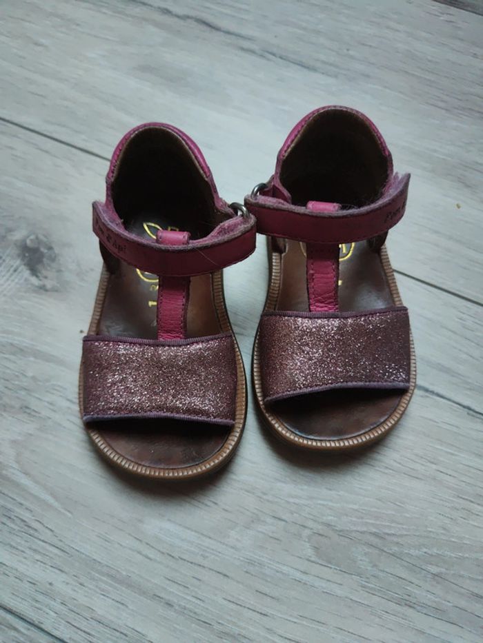 2 paires de sandalettes roses - photo numéro 4