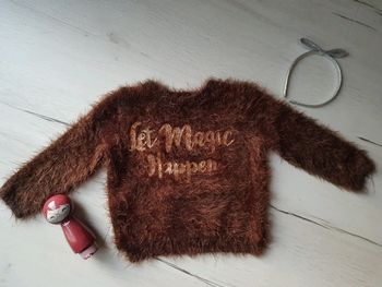 Pull moumoute h&m fille 18-24 mois