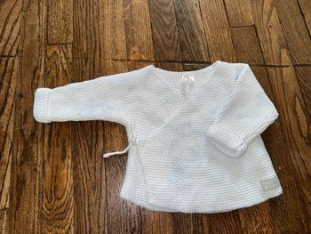 Gilet maille orchestra  Bleu dégradé  1 mois