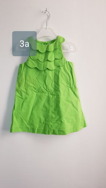 Robe verte pomme Jacadi 3 ans