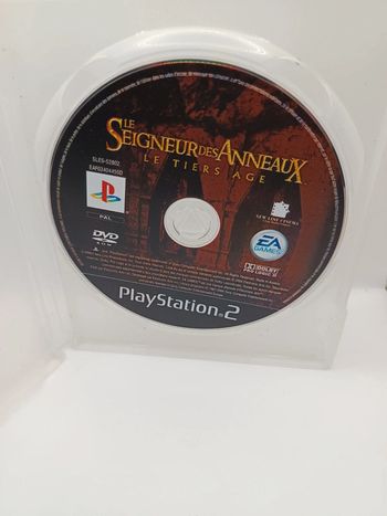 Jeu Playstation 2 En loose occasion Le seigneur des anneaux Le tiers age