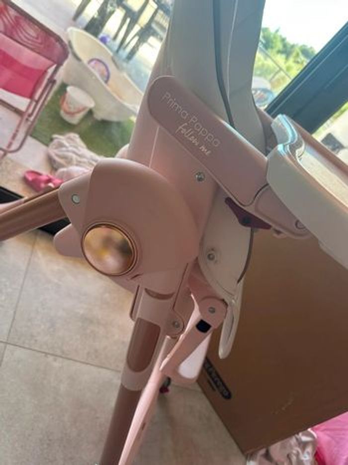Chaise haute prima pappa rose - photo numéro 4