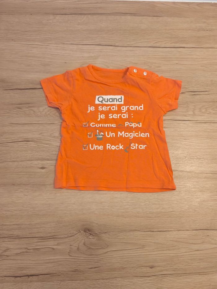 Tee-shirt manches courtes 18 mois