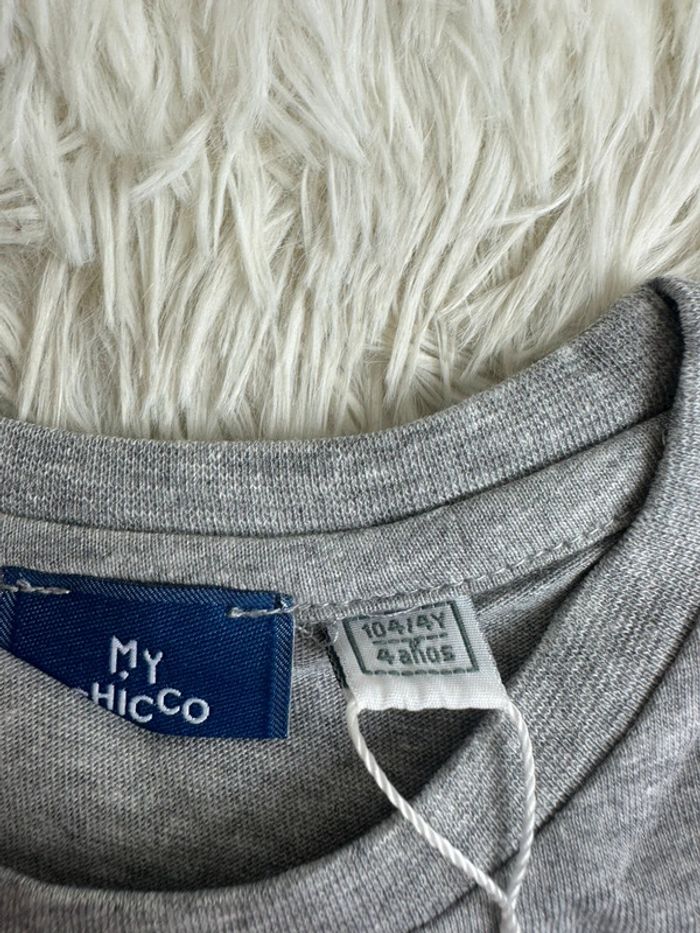 Débardeur gris Chicco taille 4 ans - photo numéro 3