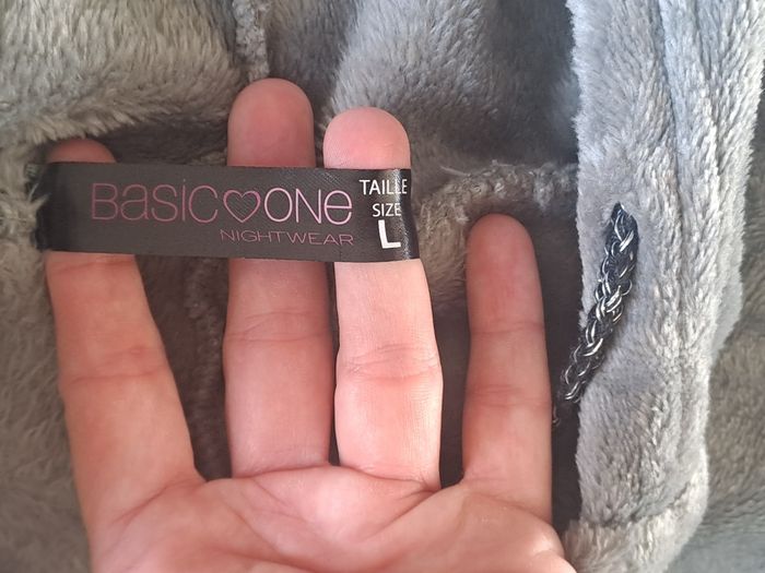 Poncho tout doux gris Taille L - photo numéro 8