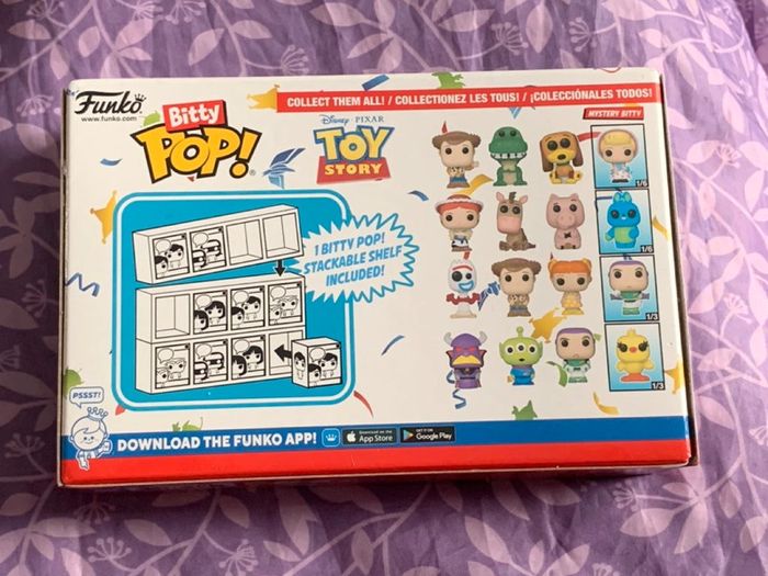 Lot de 4 figurines Funko Bitty Pop! Toy Story et Toy Story 4 - photo numéro 2