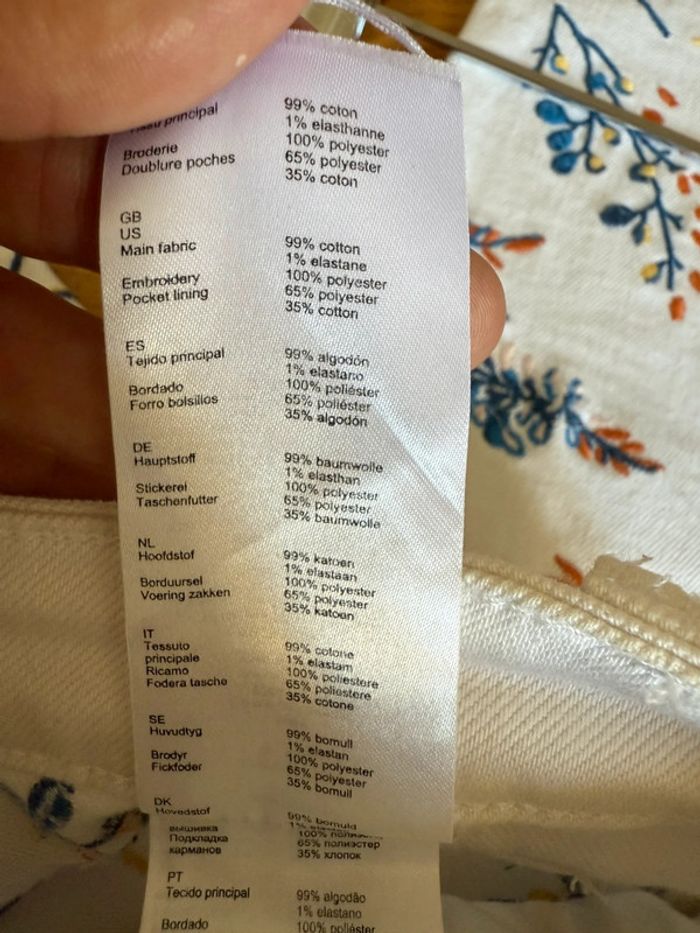 Pantalon blanc droit maje taille 36 neuf sans étiquette - photo numéro 10