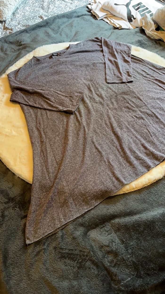 Tee shirt manches 3/4 bershka - photo numéro 3