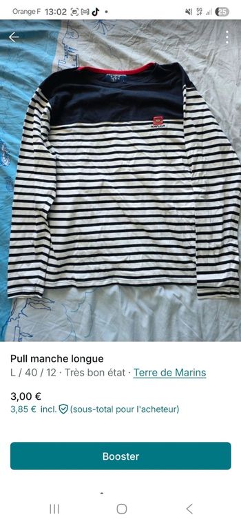 Pull manche longue 