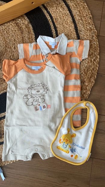 Ensemble été 7 pièces garçons 3 mois