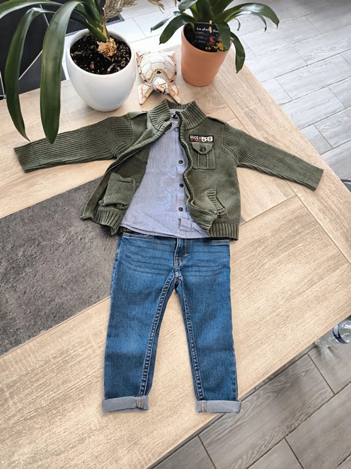 Ensemble 3 pièces garçon 2 ans 92cm HM Zara - photo numéro 2