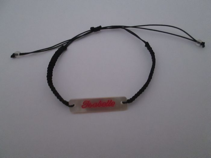 Lot 2 bracelets prénom - photo numéro 3