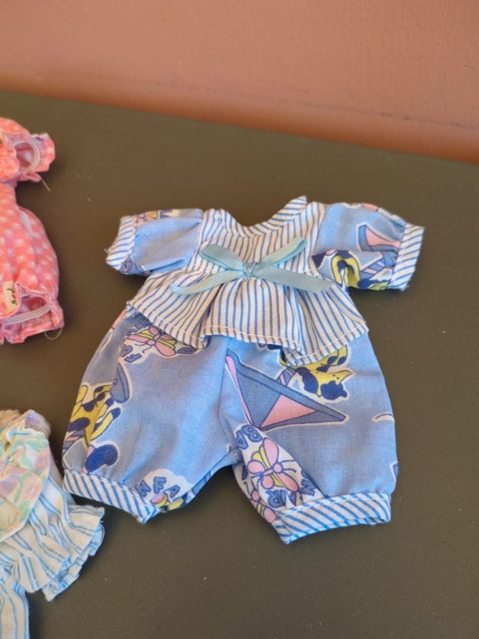 Lot Tenues Vintage Poupées Poupons - photo numéro 2