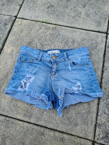 Short en jeans