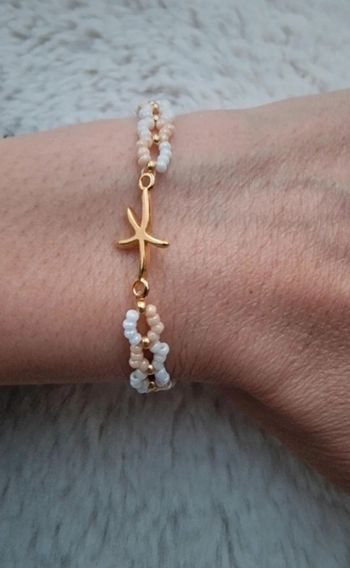 Bracelet thème vacances/été étoile de mer