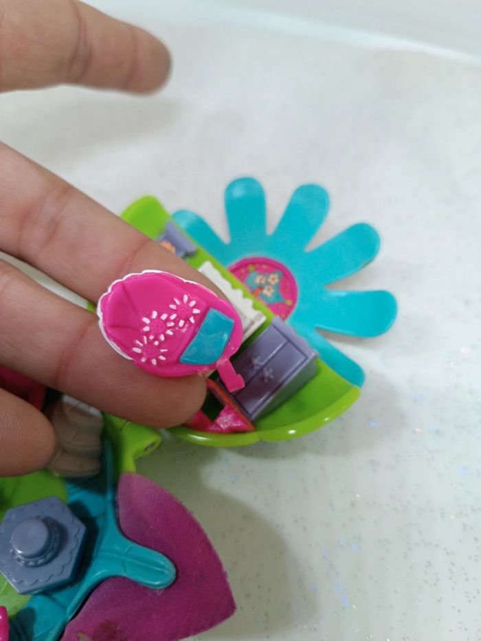 Polly pocket bluebird fleur totally flower boutique boutik dressmaker vintage doll poupée micro mini - photo numéro 10