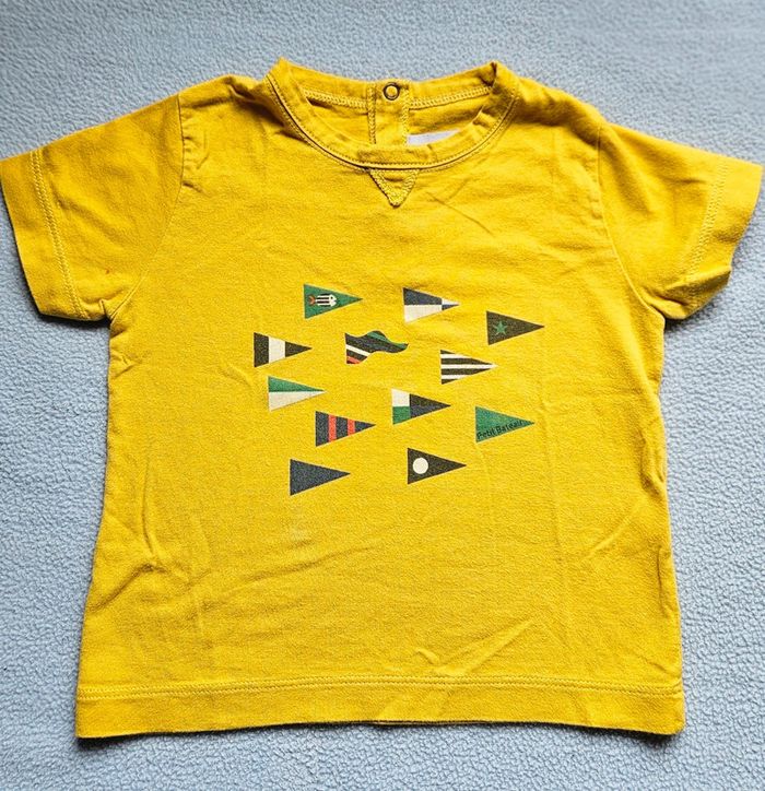Tshirt drapeaux petit bateau