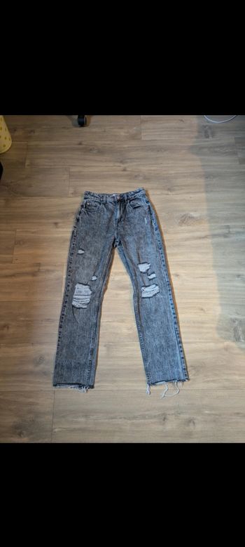 Jean mom troué xs