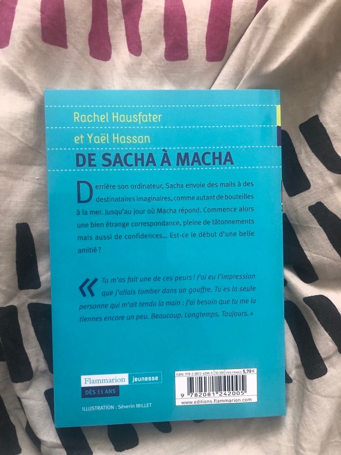 Livre de Sacha à macha - photo numéro 2