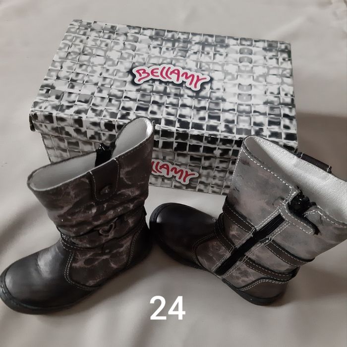 bottes neuves tout cuir fille - Bellamy - 24
