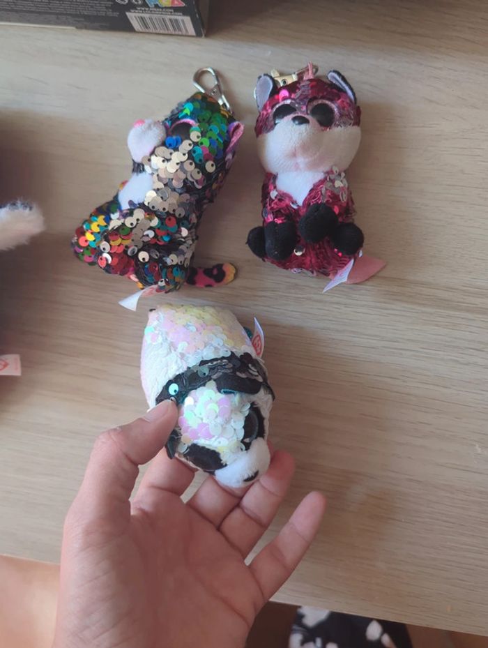 Lot peluches et porte clefs Ty - photo numéro 3