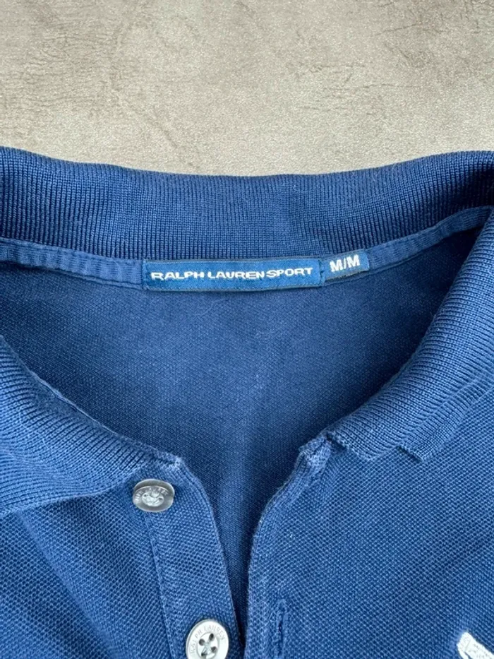 Polo Ralph Lauren Sport Bleu Marine Taille M - photo numéro 6