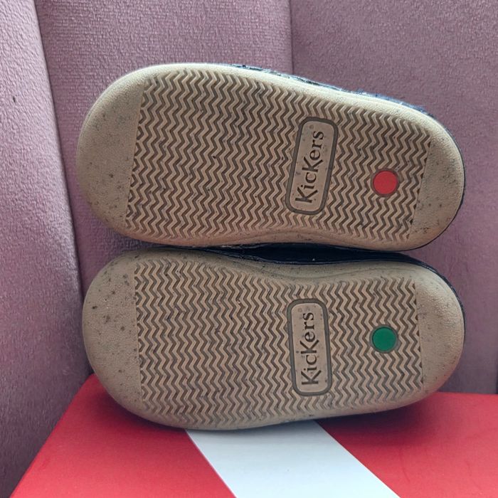 Bottines Kickers garçon en cuir marine 18 - photo numéro 8