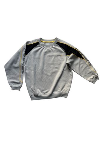 Pull gris jaune noir Reebok 10 ans